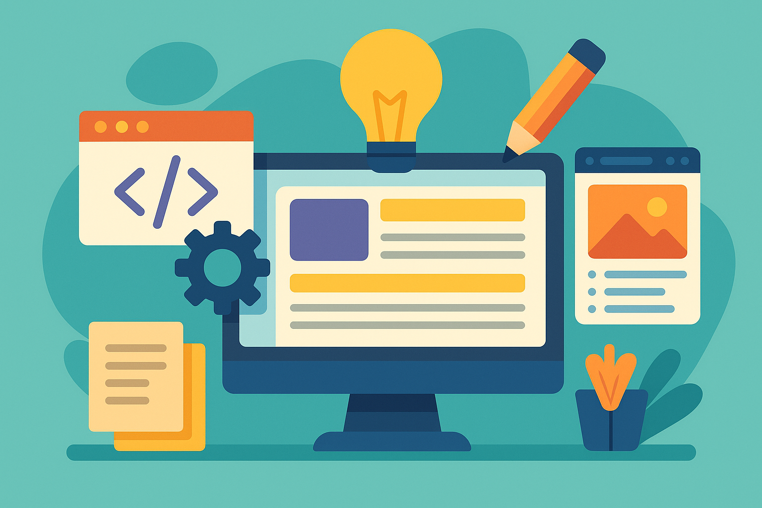 Cuál es el proceso para hacer una página web