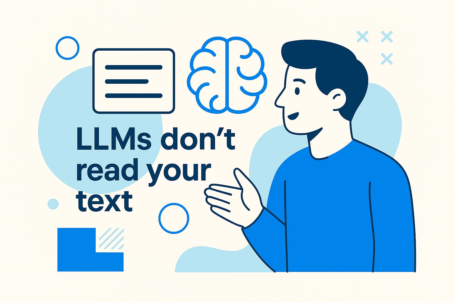 Los LLMs no leen páginas: reconstruyen patrones